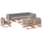 vidaXL 9-tlg. Garten-Sofagarnitur mit Kissen Massivholz Douglasie vidaXL 9-tlg. Garten-Sofagarnitur mit Kissen Massivholz Douglasie