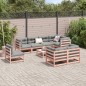 vidaXL 9-tlg. Garten-Sofagarnitur mit Kissen Massivholz Douglasie vidaXL 9-tlg. Garten-Sofagarnitur mit Kissen Massivholz Douglasie