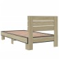 vidaXL Bettgestell Sonoma-Eiche 90x190 cm Holzwerkstoff und Metall vidaXL Bettgestell Sonoma-Eiche 90x190 cm Holzwerkstoff und Metall