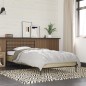 vidaXL Bettgestell Sonoma-Eiche 90x190 cm Holzwerkstoff und Metall vidaXL Bettgestell Sonoma-Eiche 90x190 cm Holzwerkstoff und Metall