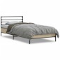 vidaXL Bettgestell Sonoma-Eiche 90x190 cm Holzwerkstoff und Metall vidaXL Bettgestell Sonoma-Eiche 90x190 cm Holzwerkstoff und Metall