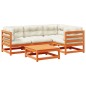 vidaXL 5-tlg. Garten-Sofagarnitur mit Kissen Wachsbraun Kiefernholz vidaXL 5-tlg. Garten-Sofagarnitur mit Kissen Wachsbraun Kiefernholz