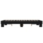 vidaXL Bettgestell Schwarz 140x190 cm Holzwerkstoff und Metall vidaXL Bettgestell Schwarz 140x190 cm Holzwerkstoff und Metall