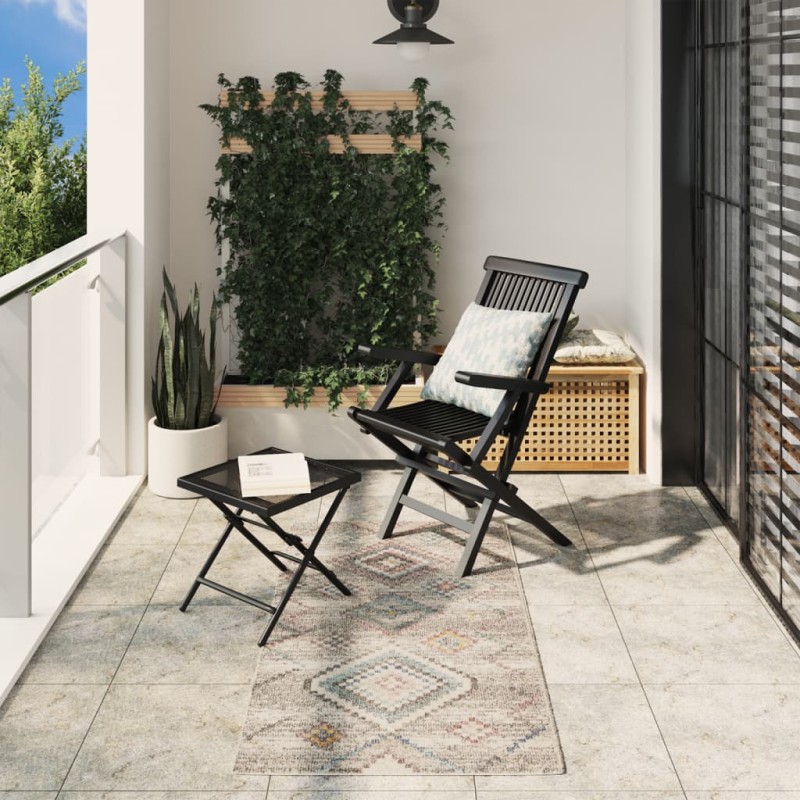vidaXL Teppich ARBIZU Indoor und Outdoor Vintage-Design 80x150cm vidaXL Teppich ARBIZU Indoor und Outdoor Vintage-Design 80x150cm