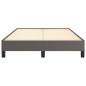 vidaXL Bettgestell Grau 120x190 cm Kunstleder vidaXL Bettgestell Grau 120x190 cm Kunstleder