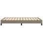 vidaXL Bettgestell Taupe 120x190 cm Stoff vidaXL Bettgestell Taupe 120x190 cm Stoff