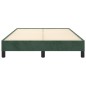 vidaXL Bettgestell Dunkelgrün 120x190 cm Samt vidaXL Bettgestell Dunkelgrün 120x190 cm Samt