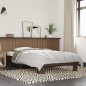 vidaXL Bettgestell Braun Eichen-Optik 90x200 cm Holzwerkstoff Metall vidaXL Bettgestell Braun Eichen-Optik 90x200 cm Holzwerkstoff Metall