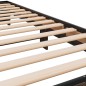 vidaXL Bettgestell Braun Eichen-Optik 90x200 cm Holzwerkstoff Metall vidaXL Bettgestell Braun Eichen-Optik 90x200 cm Holzwerkstoff Metall
