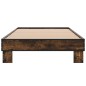 vidaXL Bettgestell Räuchereiche 90x200 cm Holzwerkstoff und Metall vidaXL Bettgestell Räuchereiche 90x200 cm Holzwerkstoff und Metall