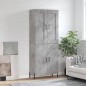 Highboard Betongrau 69,5x34x180 cm Holzwerkstoff Highboard Betongrau 69,5x34x180 cm Holzwerkstoff