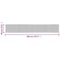 vidaXL Teppich Rechteckig Hell Natur 60x400 cm Bambus vidaXL Teppich Rechteckig Hell Natur 60x400 cm Bambus