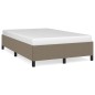 vidaXL Bettgestell Taupe 120x190 cm Stoff vidaXL Bettgestell Taupe 120x190 cm Stoff