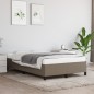 vidaXL Bettgestell Taupe 120x190 cm Stoff vidaXL Bettgestell Taupe 120x190 cm Stoff