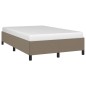 vidaXL Bettgestell Taupe 120x190 cm Stoff vidaXL Bettgestell Taupe 120x190 cm Stoff
