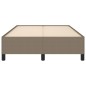 vidaXL Bettgestell Taupe 120x190 cm Stoff vidaXL Bettgestell Taupe 120x190 cm Stoff