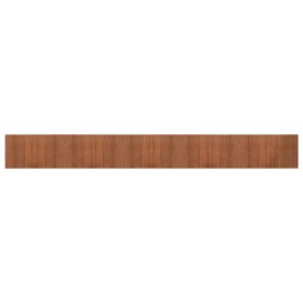 vidaXL Teppich Rechteckig Braun 60x500 cm Bambus