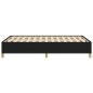 vidaXL Bettgestell Schwarz 120x190 cm Stoff vidaXL Bettgestell Schwarz 120x190 cm Stoff