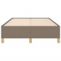 vidaXL Bettgestell Taupe 120x190 cm Stoff vidaXL Bettgestell Taupe 120x190 cm Stoff