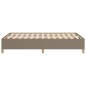 vidaXL Bettgestell Taupe 120x190 cm Stoff vidaXL Bettgestell Taupe 120x190 cm Stoff