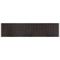 vidaXL Teppich Rechteckig Dunkelbraun 70x300 cm Bambus vidaXL Teppich Rechteckig Dunkelbraun 70x300 cm Bambus