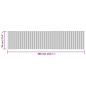 vidaXL Teppich Rechteckig Dunkelbraun 70x300 cm Bambus vidaXL Teppich Rechteckig Dunkelbraun 70x300 cm Bambus