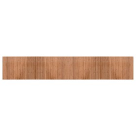 vidaXL Teppich Rechteckig Natur 70x400 cm Bambus