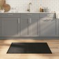vidaXL Teppich Rechteckig Schwarz 70x100 cm Bambus vidaXL Teppich Rechteckig Schwarz 70x100 cm Bambus