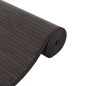 vidaXL Teppich Rechteckig Dunkelbraun 60x400 cm Bambus vidaXL Teppich Rechteckig Dunkelbraun 60x400 cm Bambus