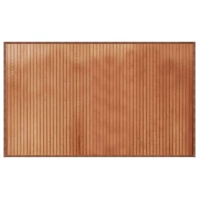 vidaXL Teppich Rechteckig Braun 60x100 cm Bambus