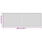 vidaXL Teppich Rechteckig Schwarz 70x200 cm Bambus vidaXL Teppich Rechteckig Schwarz 70x200 cm Bambus