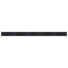 vidaXL Teppich Rechteckig Schwarz 60x1000 cm Bambus