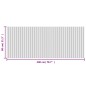 vidaXL Teppich Rechteckig Schwarz 80x200 cm Bambus vidaXL Teppich Rechteckig Schwarz 80x200 cm Bambus