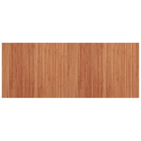 vidaXL Teppich Rechteckig Braun 80x200 cm Bambus