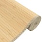 vidaXL Teppich Rechteckig Hell Natur 80x400 cm Bambus vidaXL Teppich Rechteckig Hell Natur 80x400 cm Bambus