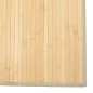 vidaXL Teppich Rechteckig Hell Natur 80x400 cm Bambus vidaXL Teppich Rechteckig Hell Natur 80x400 cm Bambus