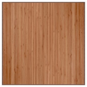 vidaXL Teppich Quadratisch Natur 100x100 cm Bambus