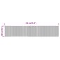 vidaXL Teppich Rechteckig Braun 100x500 cm Bambus vidaXL Teppich Rechteckig Braun 100x500 cm Bambus