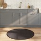 vidaXL Teppich Rund Dunkelbraun 100 cm Bambus vidaXL Teppich Rund Dunkelbraun 100 cm Bambus