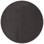vidaXL Teppich Rund Dunkelbraun 100 cm Bambus vidaXL Teppich Rund Dunkelbraun 100 cm Bambus