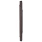 vidaXL Teppich Rund Dunkelbraun 100 cm Bambus vidaXL Teppich Rund Dunkelbraun 100 cm Bambus
