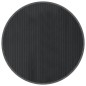 vidaXL Teppich Rund Grau 80 cm Bambus vidaXL Teppich Rund Grau 80 cm Bambus