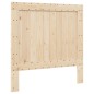 vidaXL Massivholzbett mit Kopfteil Grau 100x200 cm Kiefer vidaXL Massivholzbett mit Kopfteil Grau 100x200 cm Kiefer