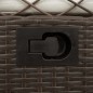 vidaXL Gartensessel 2 Stk. Verstellbar Braun Poly Rattan vidaXL Gartensessel 2 Stk. Verstellbar Braun Poly Rattan