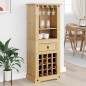 vidaXL Weinregal Corona 56x35x120 cm Massivholz Kiefer vidaXL Weinregal Corona 56x35x120 cm Massivholz Kiefer