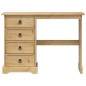 vidaXL Schminktisch Corona 104x47x75 cm Massivholz Kiefer vidaXL Schminktisch Corona 104x47x75 cm Massivholz Kiefer