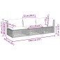 vidaXL Gartensofa mit Kissen 3-Sitzer Schwarz Poly Rattan vidaXL Gartensofa mit Kissen 3-Sitzer Schwarz Poly Rattan