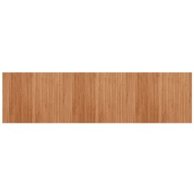 vidaXL Teppich Rechteckig Natur 80x300 cm Bambus