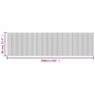 vidaXL Teppich Rechteckig Natur 80x300 cm Bambus vidaXL Teppich Rechteckig Natur 80x300 cm Bambus