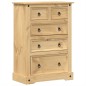 vidaXL Kommode Corona 80x43x114 cm Massivholz Kiefer vidaXL Kommode Corona 80x43x114 cm Massivholz Kiefer
